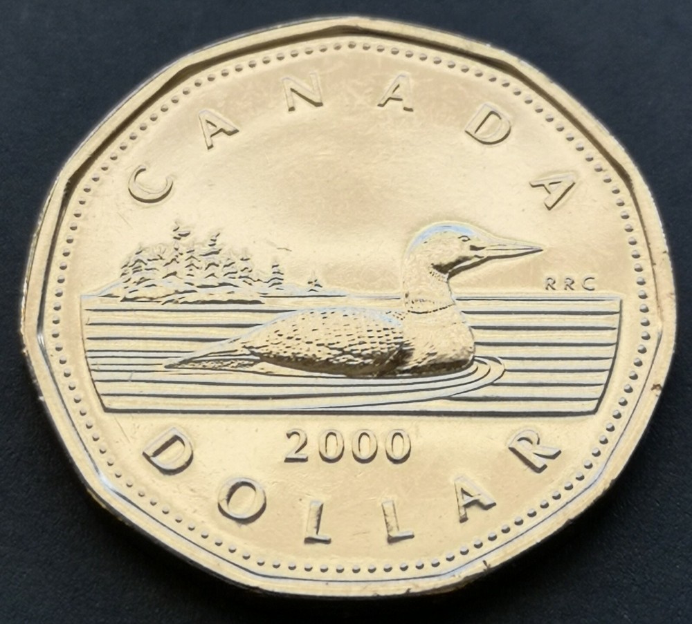 *** CANADA LOONIE 2000 W *** FROM MINT SET *** BETTER DATE ***