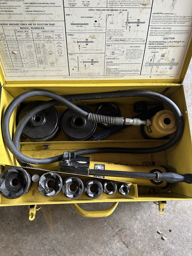 Enerpac Hydraulic Hole Punch