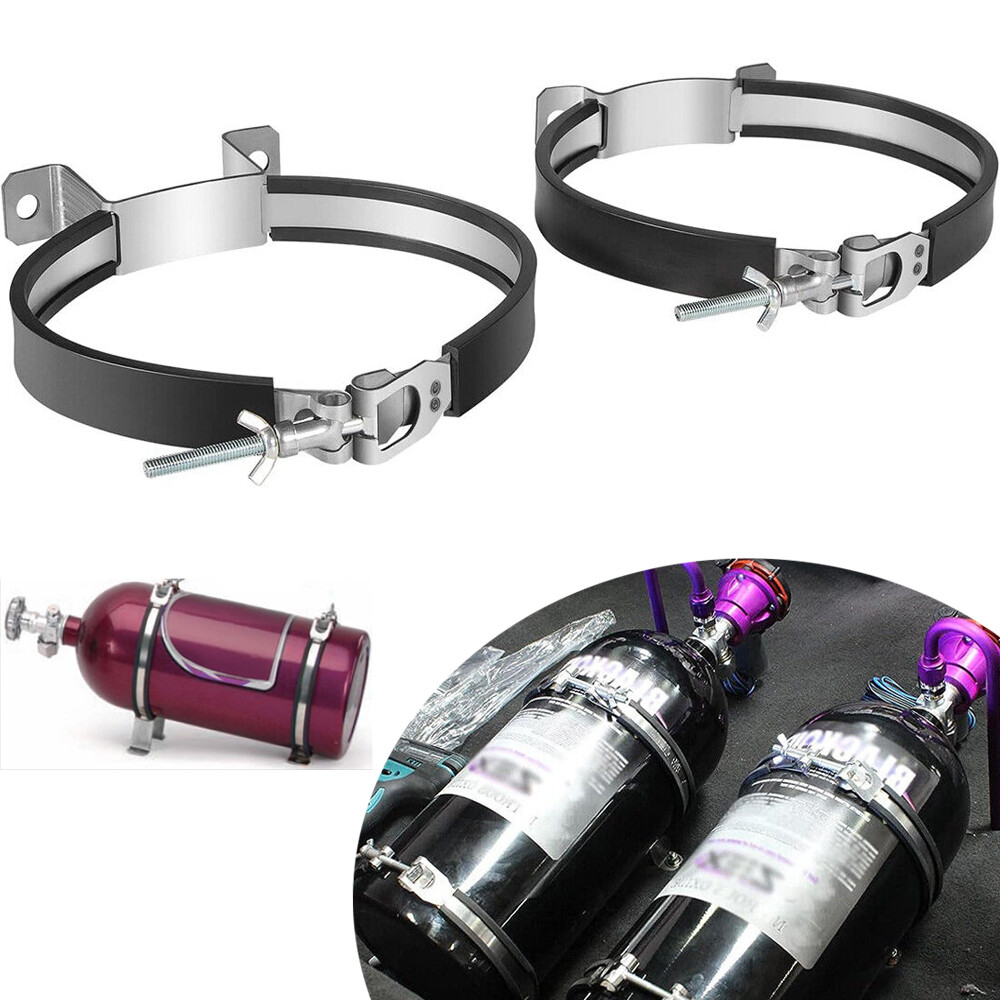 82013 Nitrous Oxide Padded Adjustable Quick Release 10-15 lb Bottle Bracket Kit