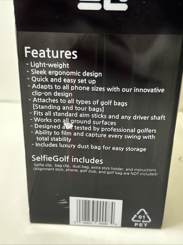 SelfieGOLF Record Golf Swing - Cell Phone Holder Golf Analyzer Accessories - NEW