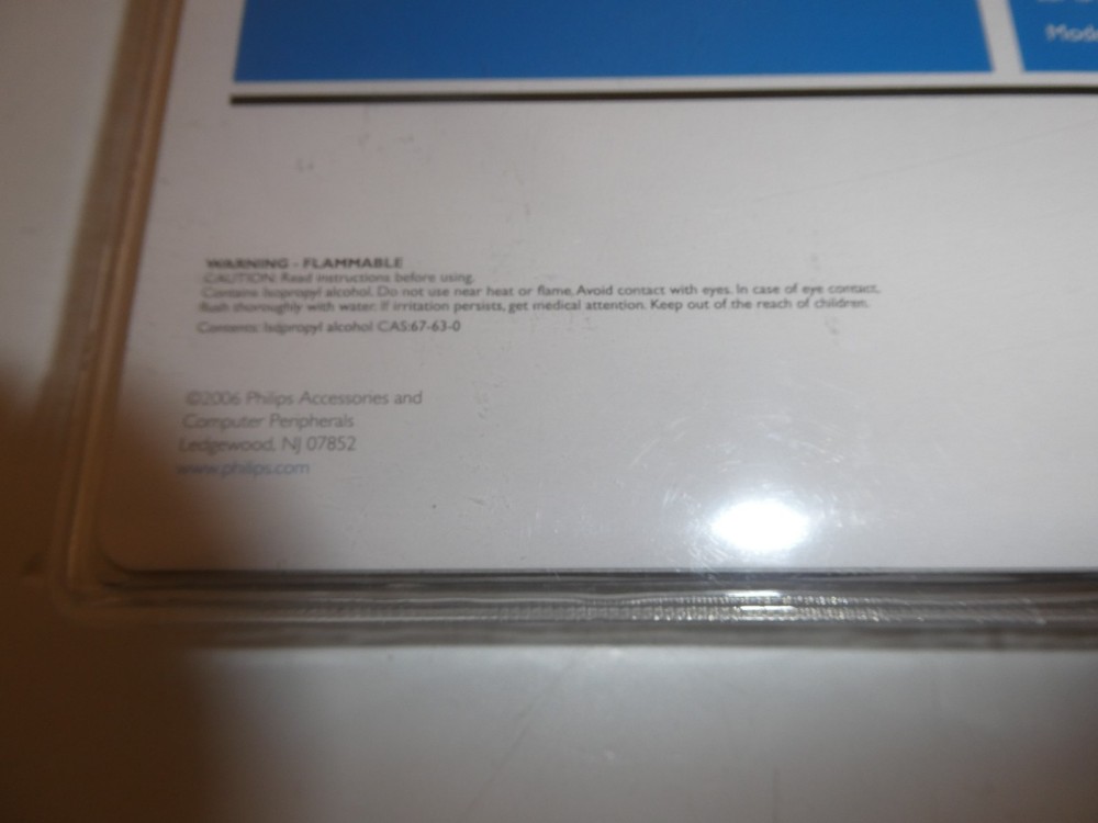 Philips 4-in-1 CD/DVD Disc & Lens Cleaning Kit Multi-Function System 2006 NOS