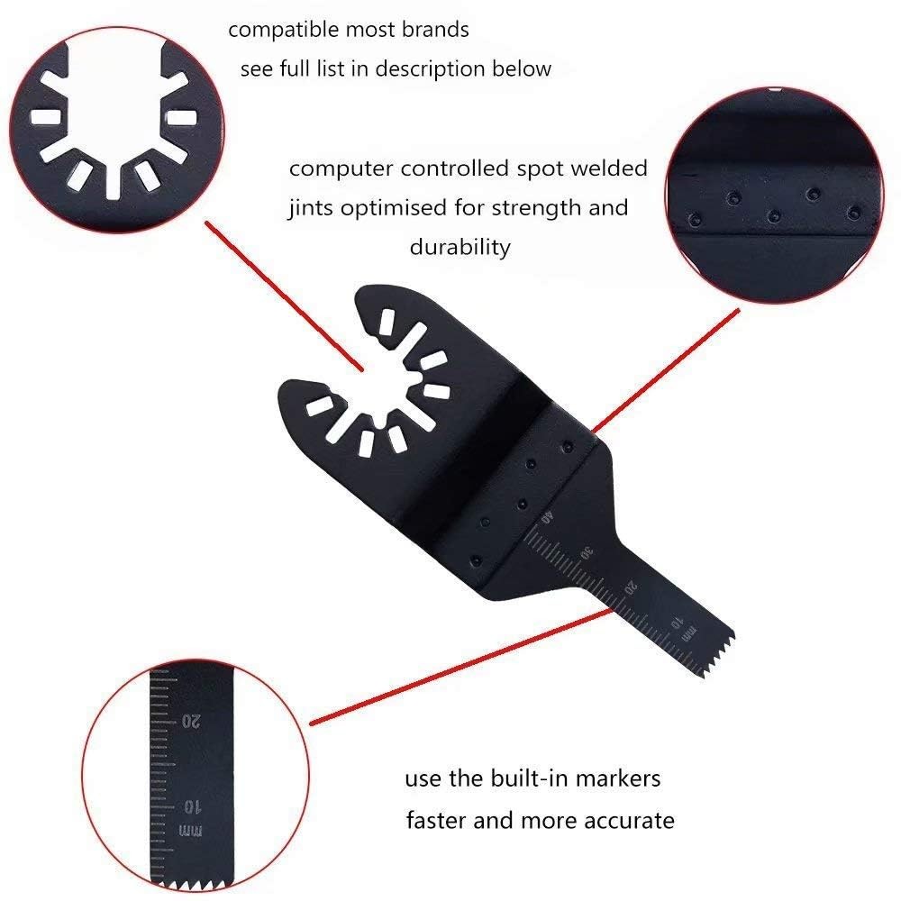 Oscillating Multitool Blades Universal Quick Release Saw Blades 10 Pcs