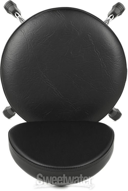 Mapex Round Top Double-braced Drum Throne with Backrest