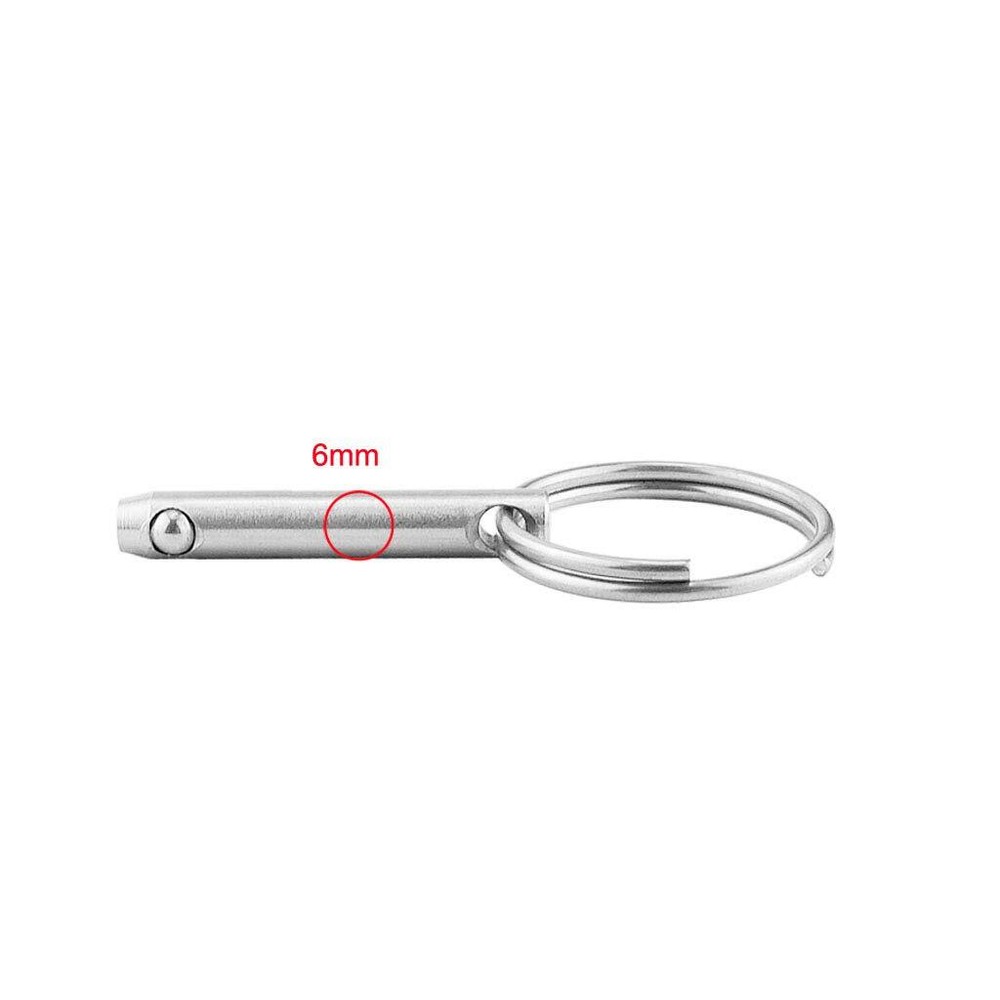 2 Pack Quick Release Pin Diameter 0.236"6mm Total Length 1.38"35mm Effective ...