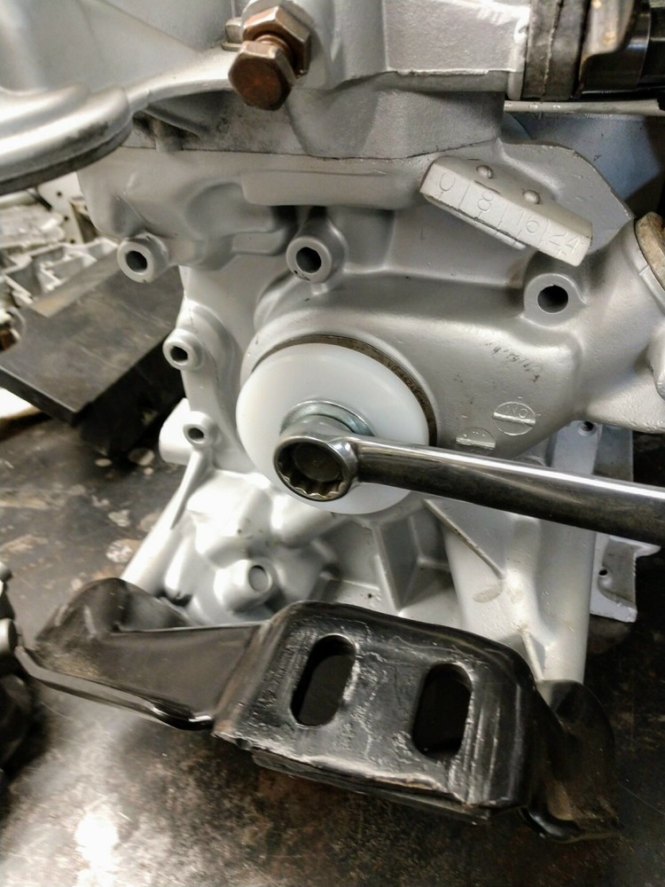 CORVAIR HARMONIC BALANCER PULLER WITH CRANK PULLEY SEAL INSTALL TOOL