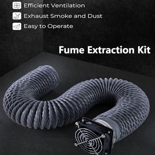 3D Printer Fan Extraction Kit for Ender, Enclosure with Fan Interface & Laser En