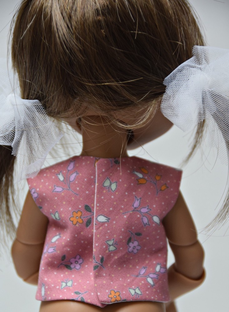 PDF Pattern&Tutorial - Top & Pinafore For Meadow Dumpling & Effner L'il Dreamer