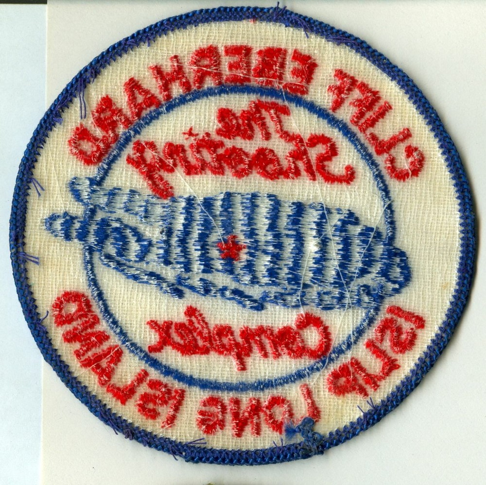 Vintage Cliff Eberhard SHOOTING COMPLEX Embroidered PATCH! Islip Long Island NY!