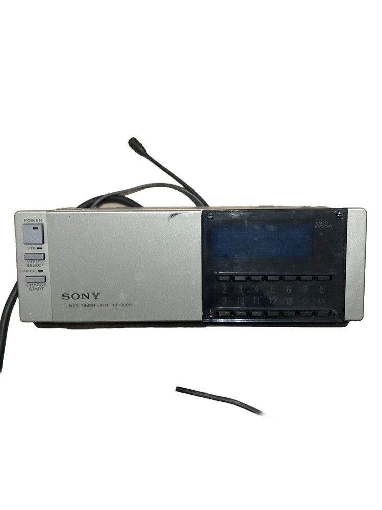 Vintage SONY TT-2000 Programmable Betamax Portable Tuner Timer Unit