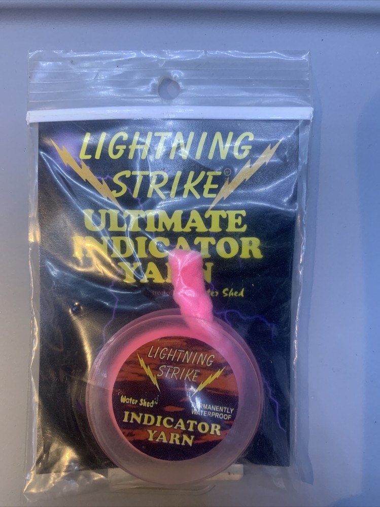Lightning Strike Ultimate Indicator Yarn Fly Fishing Strike Indicator Pink