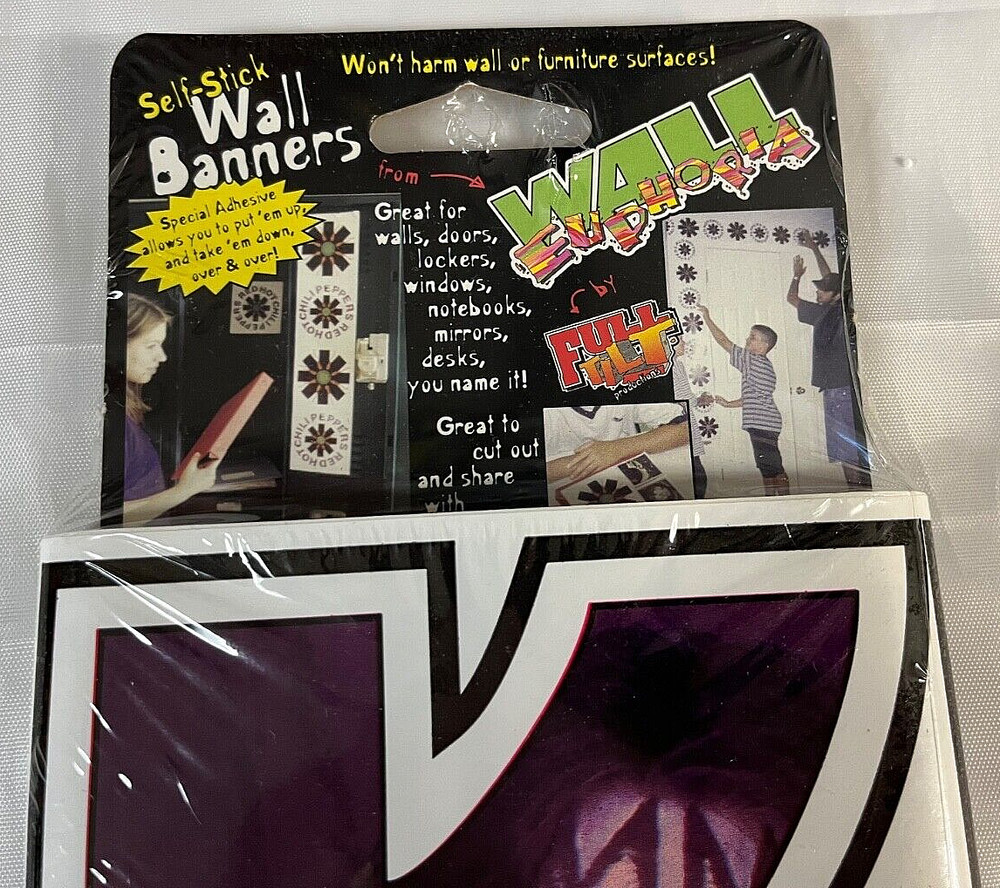 KISS 1997 Wall Banners Reunion Era Wallpaper Decoration Sealed NEW Ace Spaceman