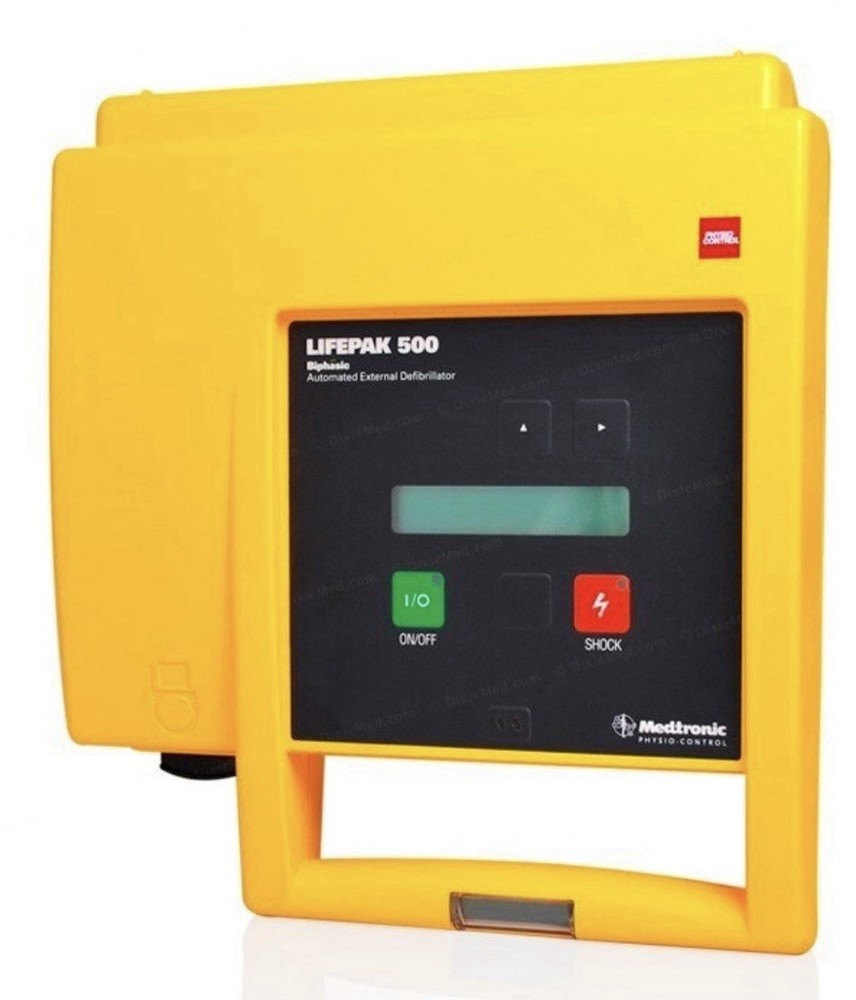 Physio Control LifePack 500 AED (Includes Battery and new pads)