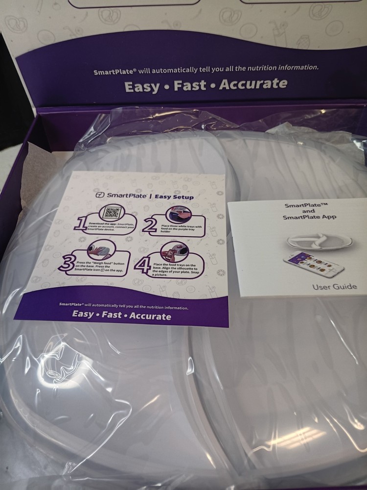 SmartPlate Portion Control Scale Plate Set (New In Box)