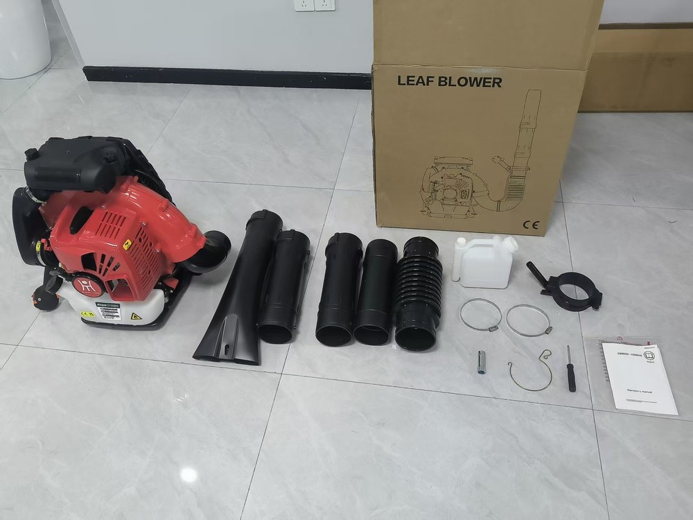 Leaf Blower 75.6cc 2-Stroke Backpack Gas Powered Leaf Blower 847CFM 236 MPH