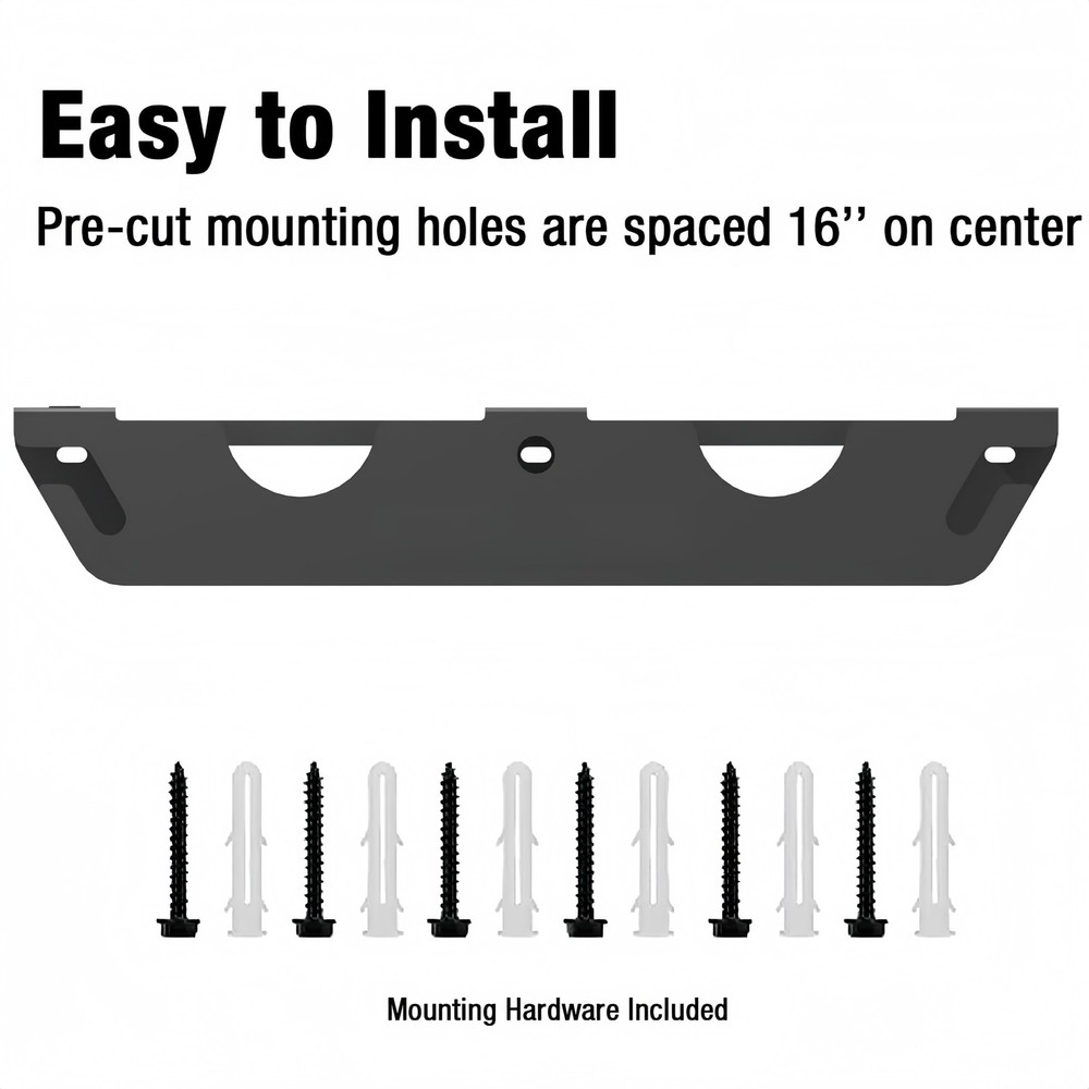 Angle Grinder Holder - 4 Bay Angle Grinder Rack/Stand Storage Rack Wall Mount