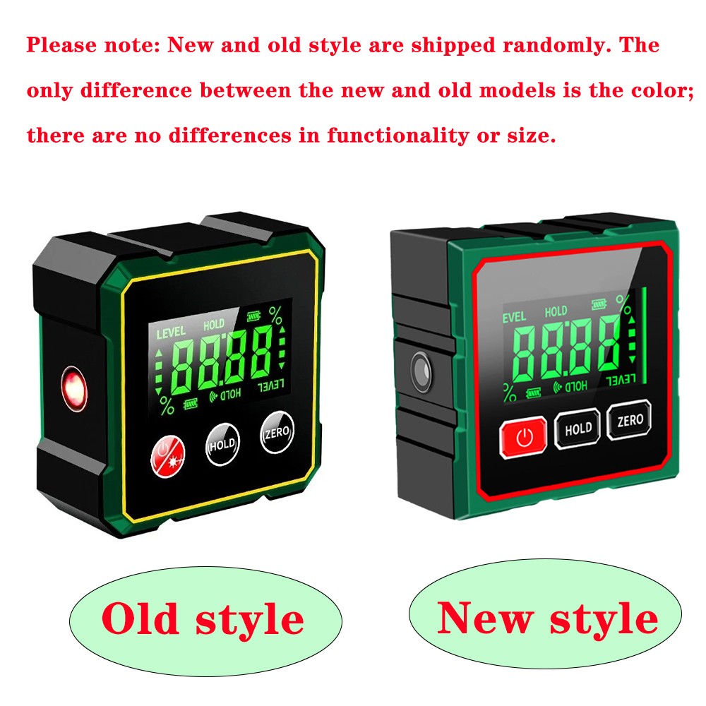 Digital Angle Finder W/ Laser Level Inclinometer Magnetic Angle Gauge Protractor