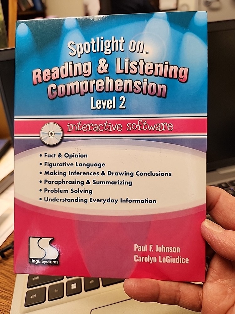 2 Linguisystems READING COMPREHENSION Speech Language Therapy CD-ROM