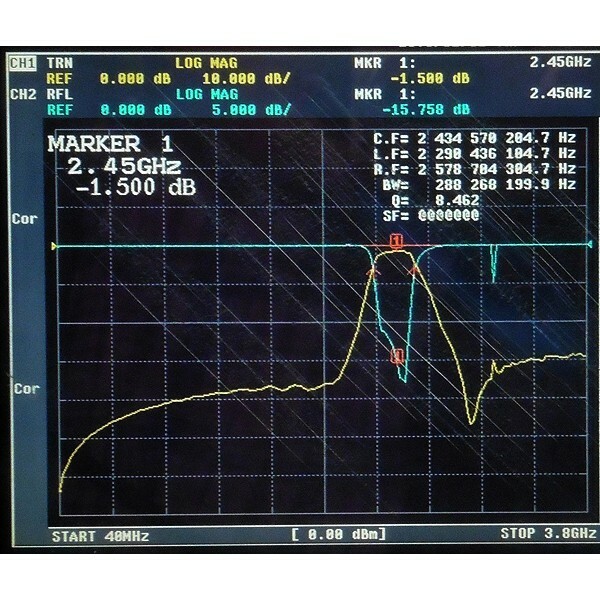 2.4G RF Bandpass Filter SMA Interface fr WiFi Bluetooth Zigbee Anti-Interference