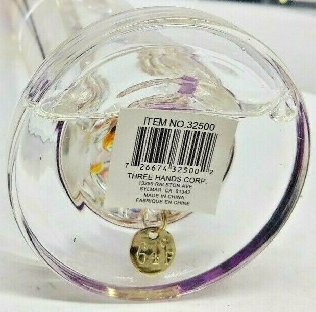 THREE HANDS GALILEO THERMOMETER MULTI COLOR DECK SHELF DECOR 11" - U