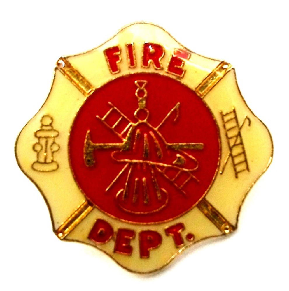 Fire Department Hat Tac or Lapel Pin