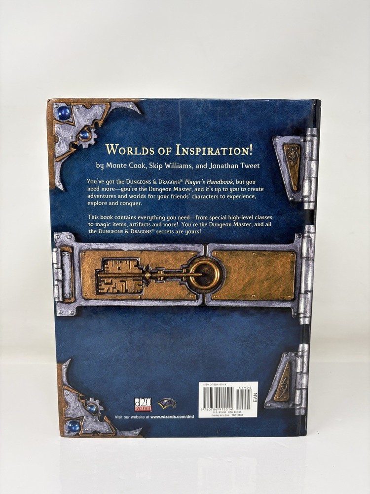 D&D Dungeons & Dragona Master's Guide Core Rulebook 2 First Printing 2000