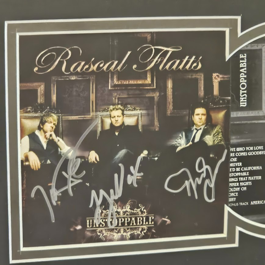 Rascal Flats Band signed autographed Unstoppable CD COA