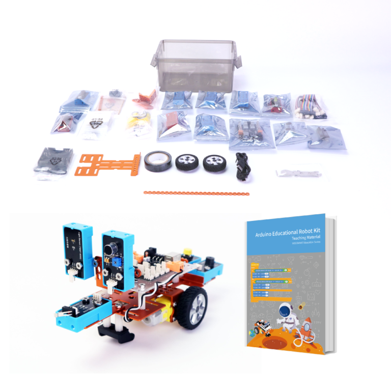 WeeMake Mars Rover Arduino UNO STEM Educational Robot Kit 14 Projects (KIT A)