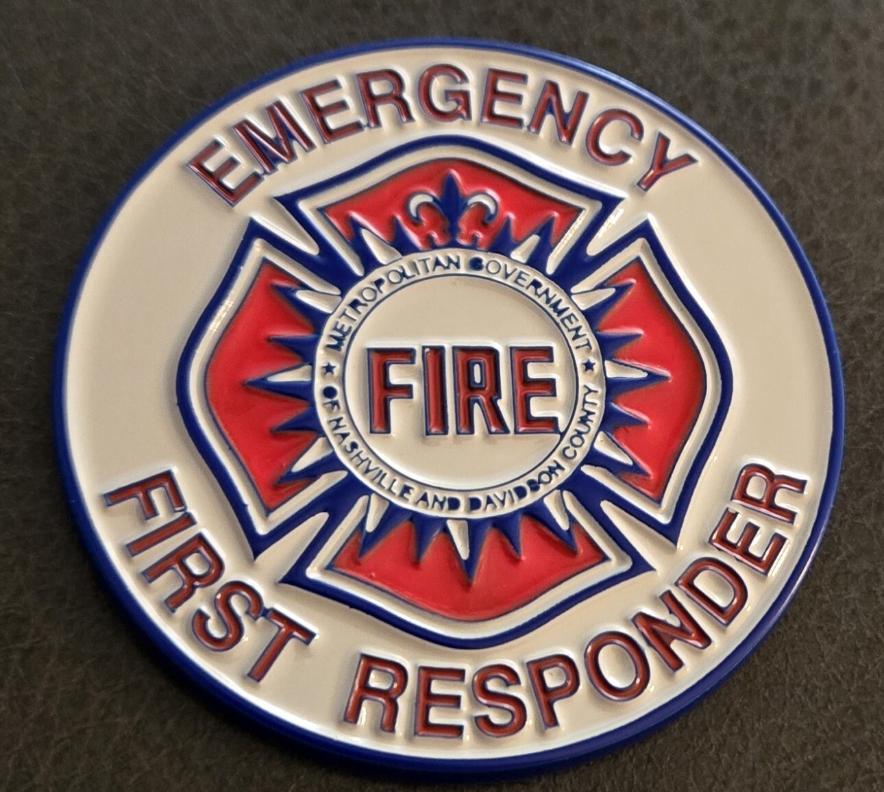 Nashville Fire Department Challenge Coin