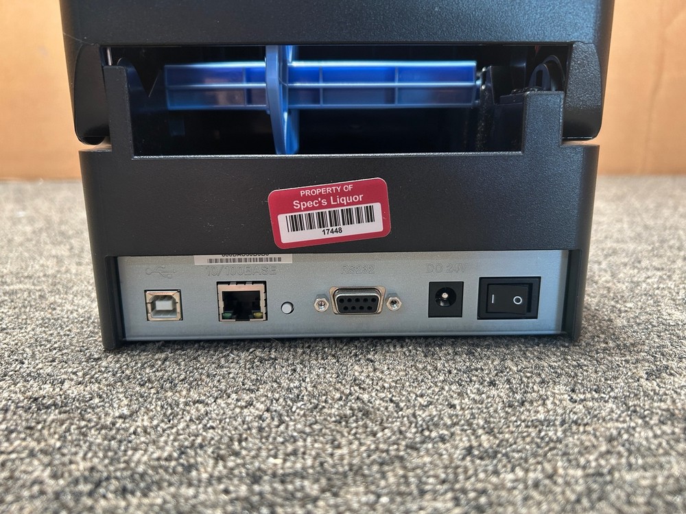 CITIZEN CL-E300 4" DIRECT THERMAL LABEL PRINTER USB SERIAL ETHERNET