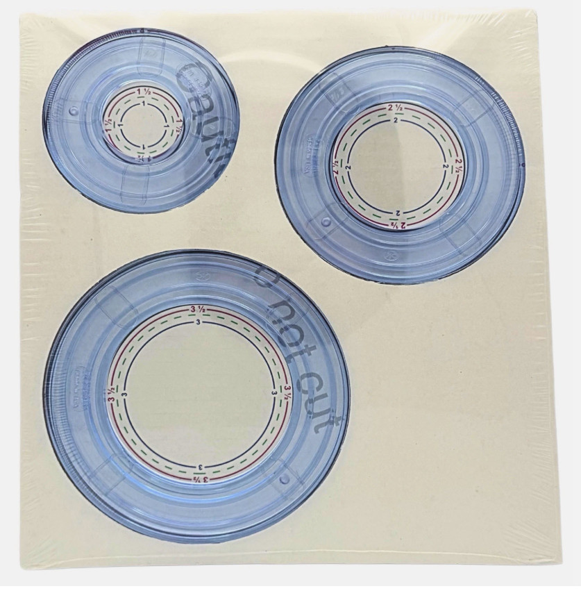 NEW Creative Memories Custom Cutting System Patterns Templates Circles & Ovals