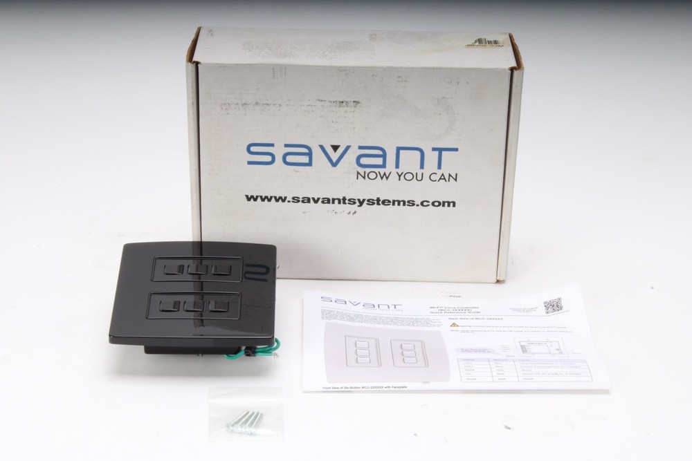 Savant WCC-206BB1-00 Wireless Circa Controller With Hardware and Box