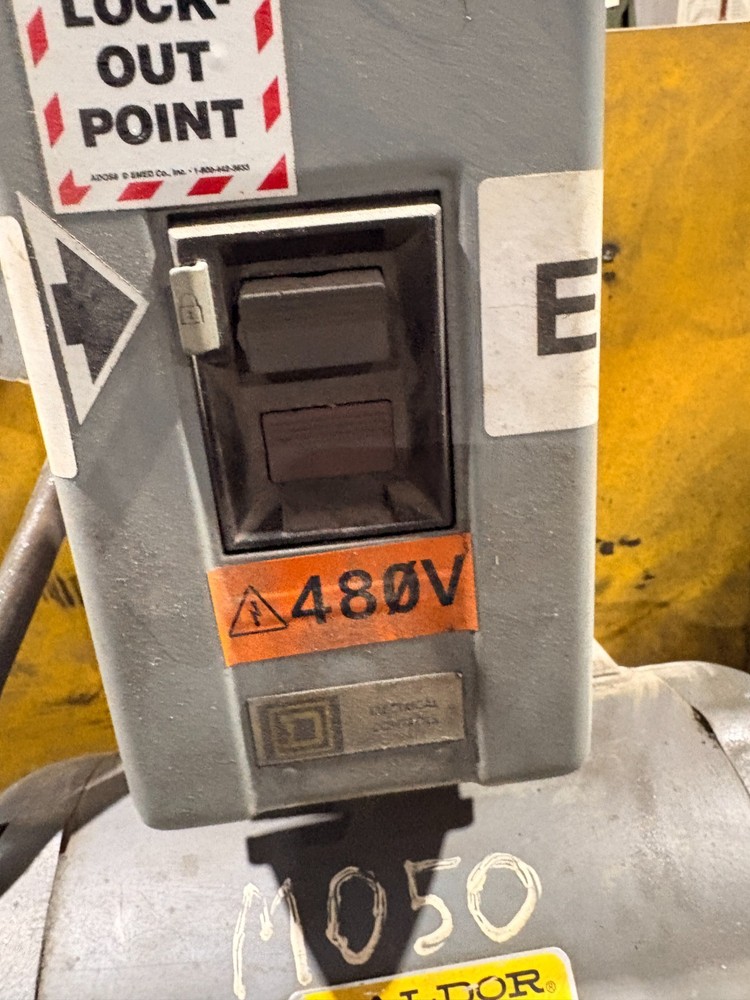 Industrial Baldor Double-End Grinder/Buffer, 480 Volts 3 Phase