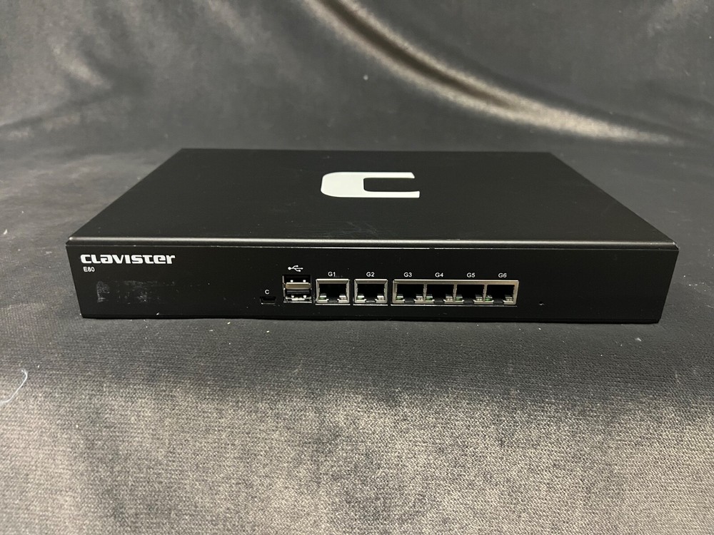 Clavister E80 6 Port Ethernet Desktop Firewall
