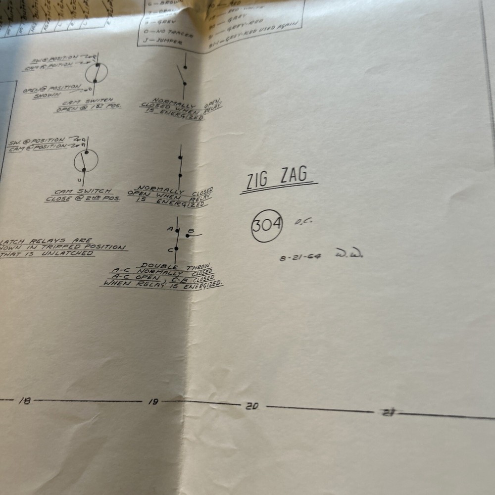 Williams Zigzag Schematics Pinball manual