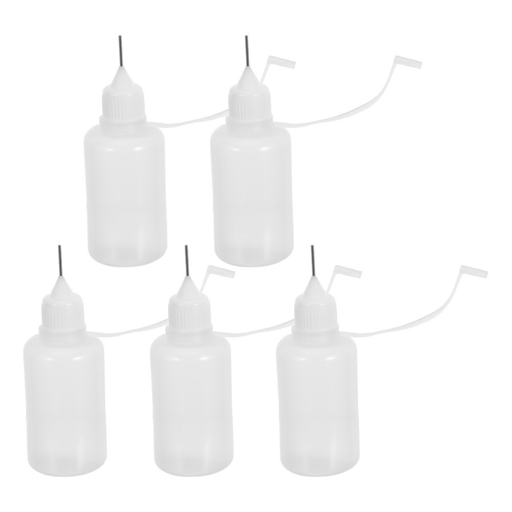 5 Pcs Dispensing and Bottling Needle Bottles Tip Squeeze Fine Applicator