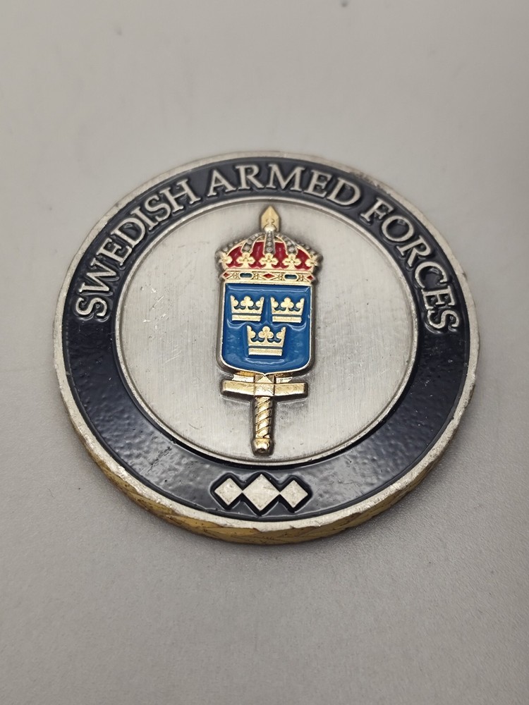 Swedish Armed Forces Colonel Anders Edholm Challenge Coin