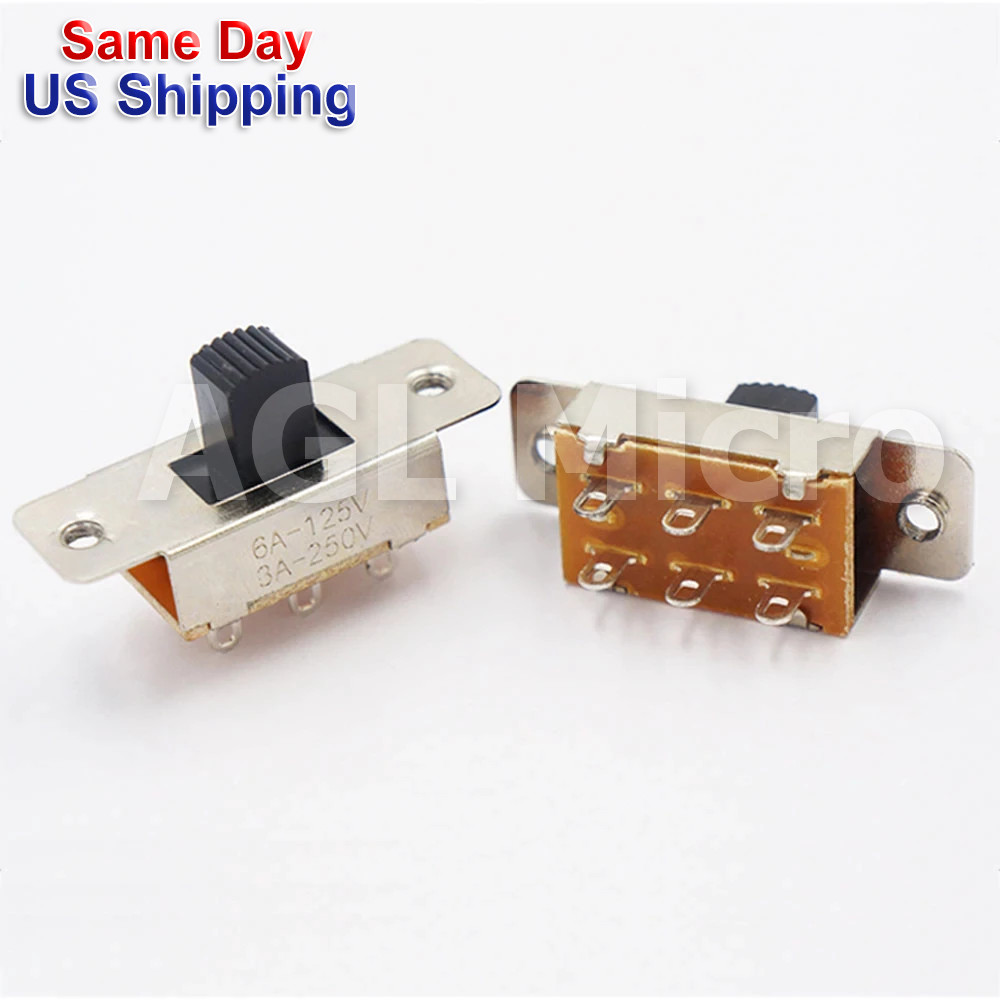 3 Position DPDT 2P3T PCB Panel Slide Switch Replacement for Fender®