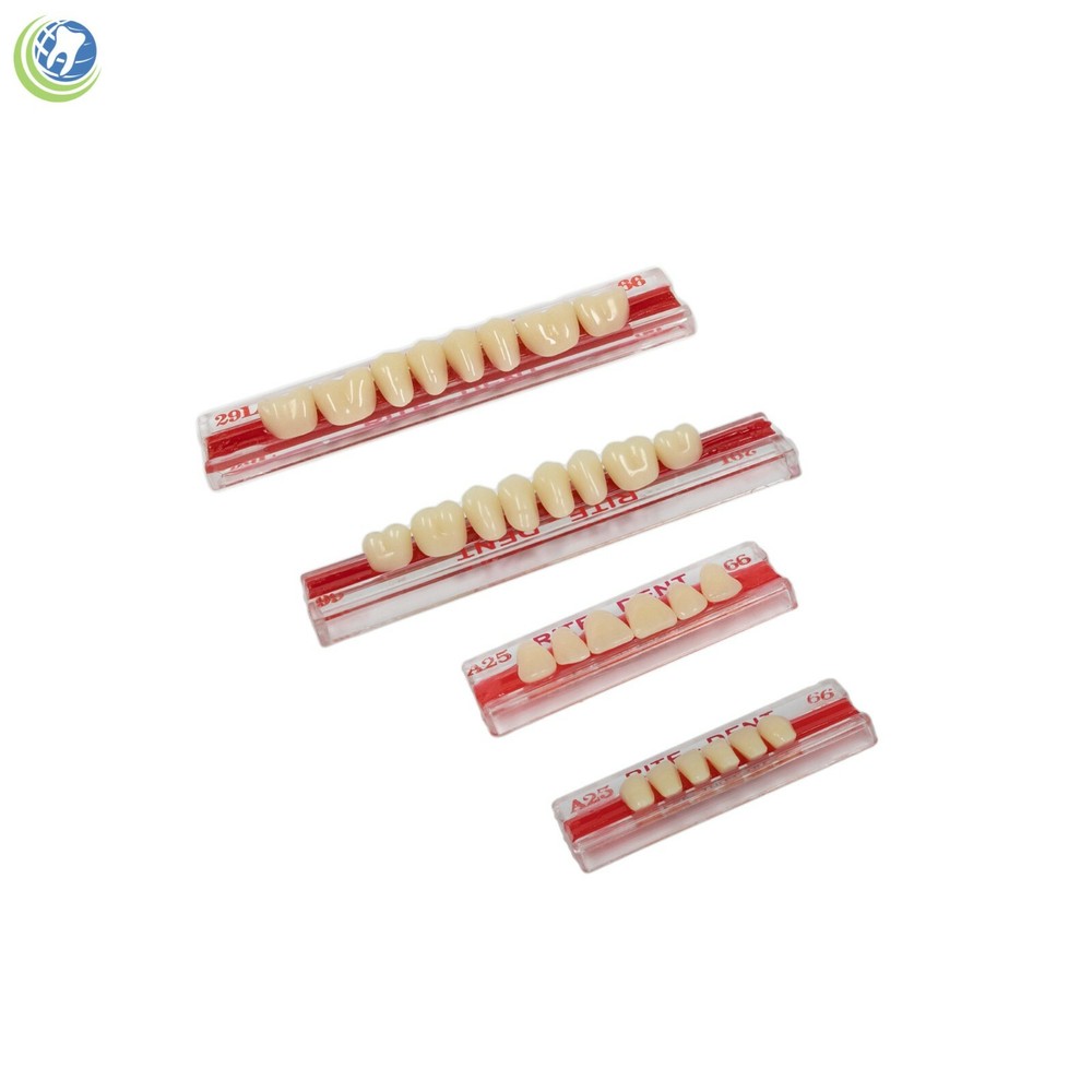 COMPLETE DENTURE UPPER & LOWER DYS REPAIR KIT W/ 28 TEETH - NO INSTRUCTIONS