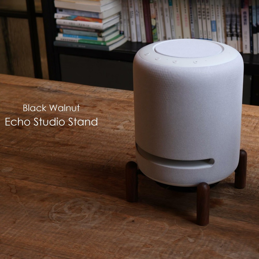 Wood Stand for Echo Studio Smart Speaker Other Suitable Speakers