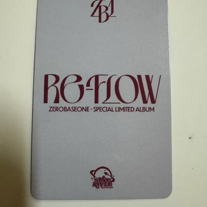 Zero Base One ZB1 Re:Flow Starry River Fan Card