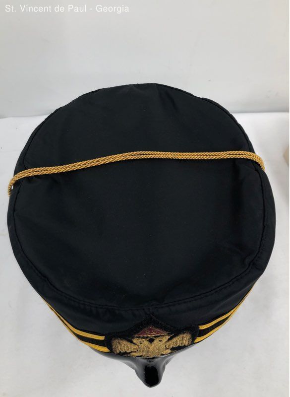32nd Degree Scottish Rite Freemasons Masonic Cap Hat Double Eagle 7