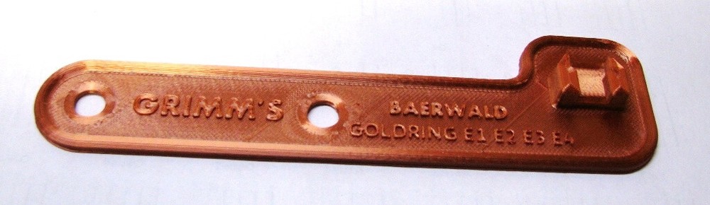 uk GRIMM'S GOLDRING E1, E2, E3 & E4 CARTRIDGE BAERWALD PROTRACTOR, EASY ACCURACY