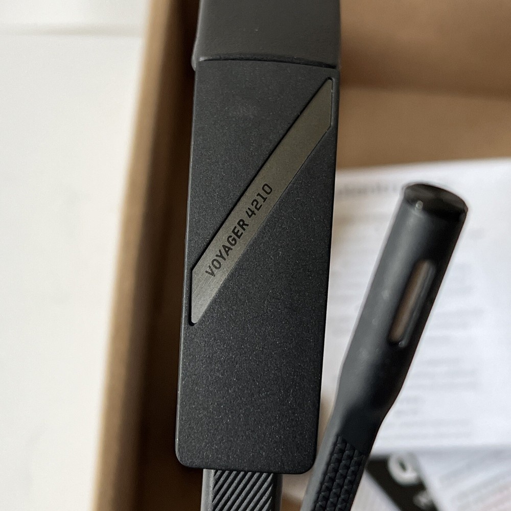 Plantronics Voyager 4210 UC Headset MISSING USB CABLE - wireless CUSTOMER RETURN