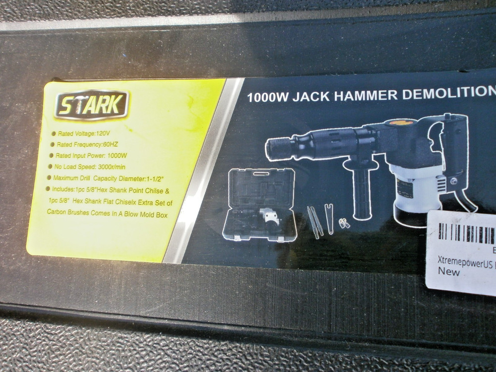 Stark 1000 Watt Jack Hammer, New