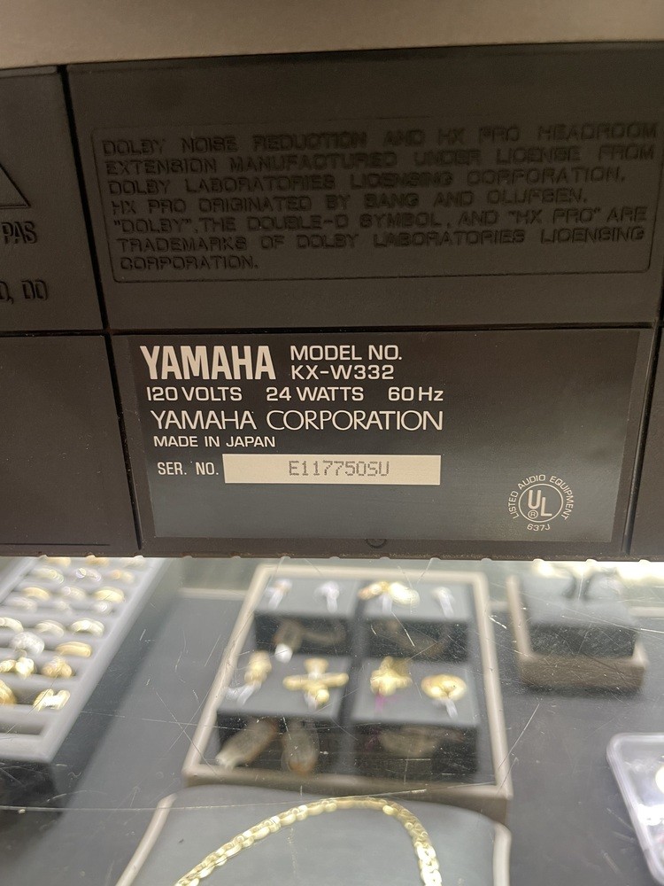 Yamaha KX-W332 Double Cassette Deck
