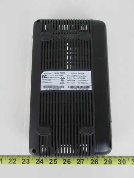 Frontier Actiontec DSL Internet Modem Wireless Router F2250