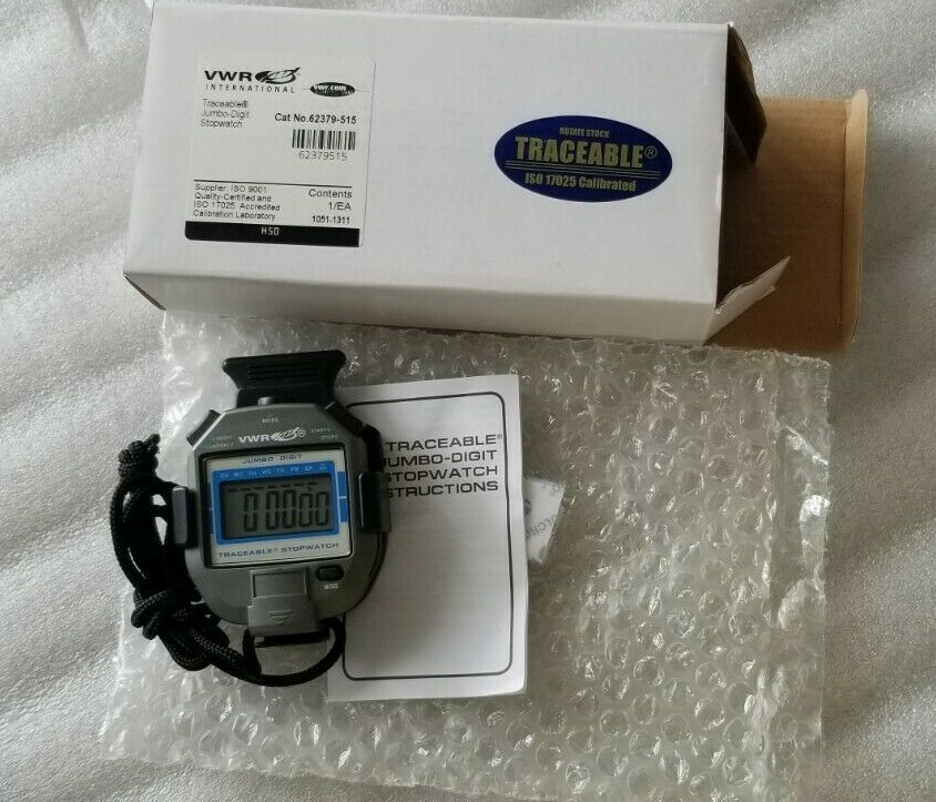 VWR TRACEABLE JUMBO DIGIT STOPWATCH 62379-515
