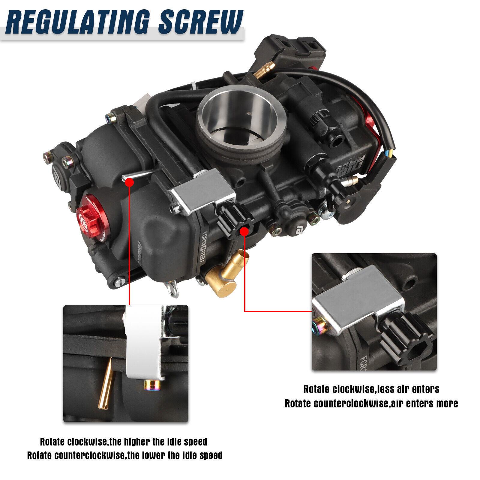 NIBBI FCR 39mm Racing Pre-Jetted Carburetor Carb For Suzuki DRZ400 13200-29F80