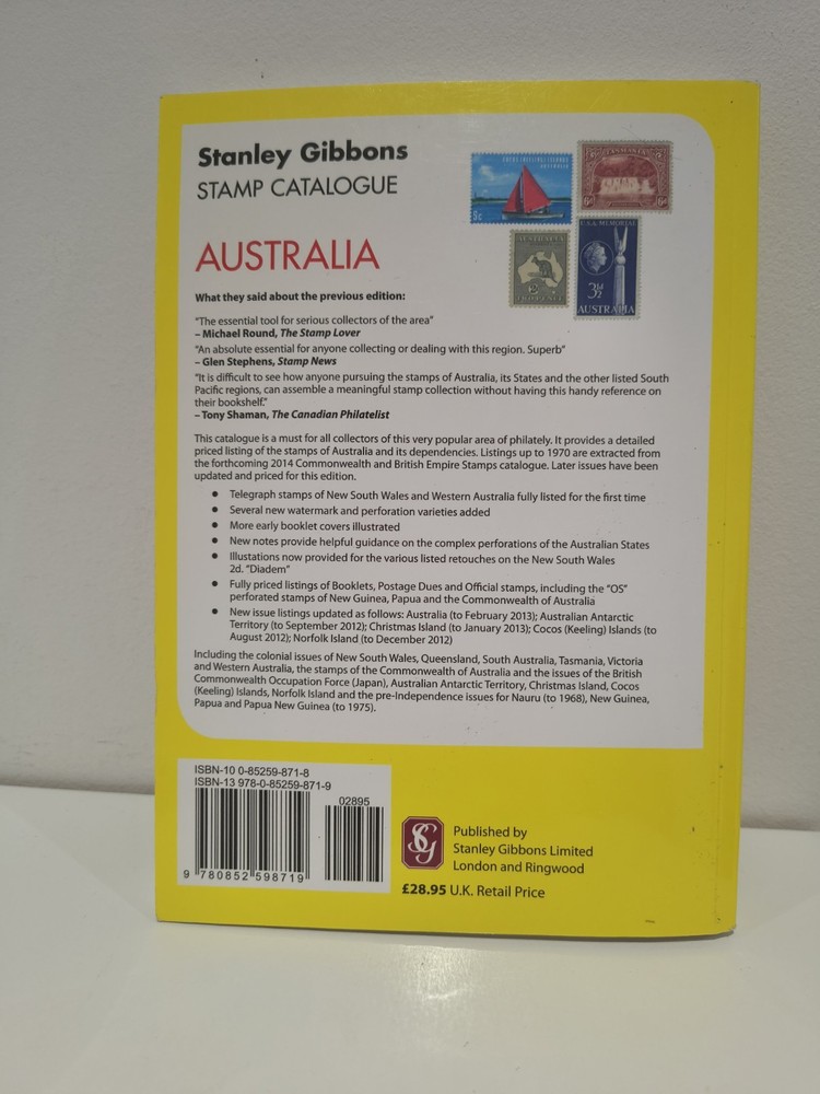 Stanley Gibbons Commonwealth Stamp Catalogue Australia 8th Edition Book 2013