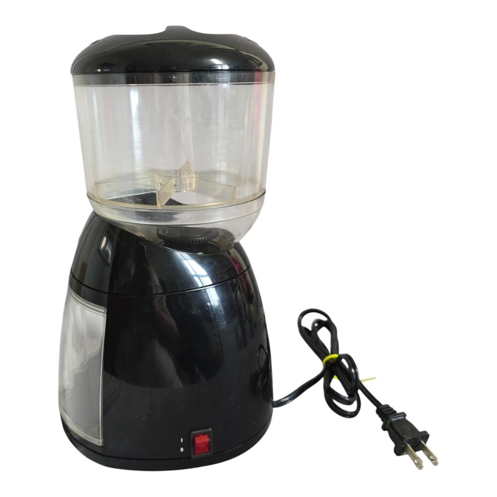 Capresso Burr Coffee Grinder Model 555 Black TESTED & WORKING!